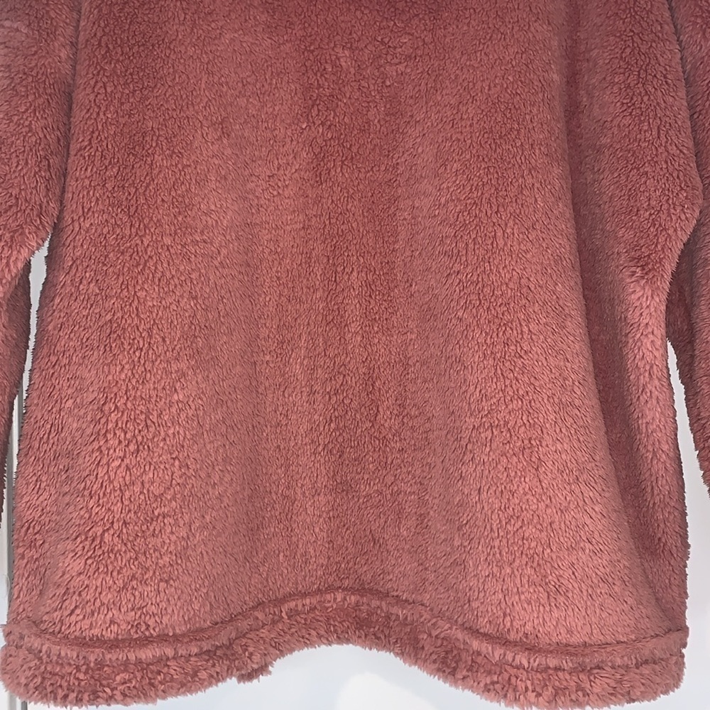 Cabi Embrace Oversized Pink Teddy Cowl Neck Pullover Sweatshirt XS/S - Picture 4 of 9